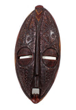 Traditional Wooden Ghana Fang Mask (Large)