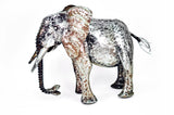 Kenyan Recycled Metal Elephant Sculptures