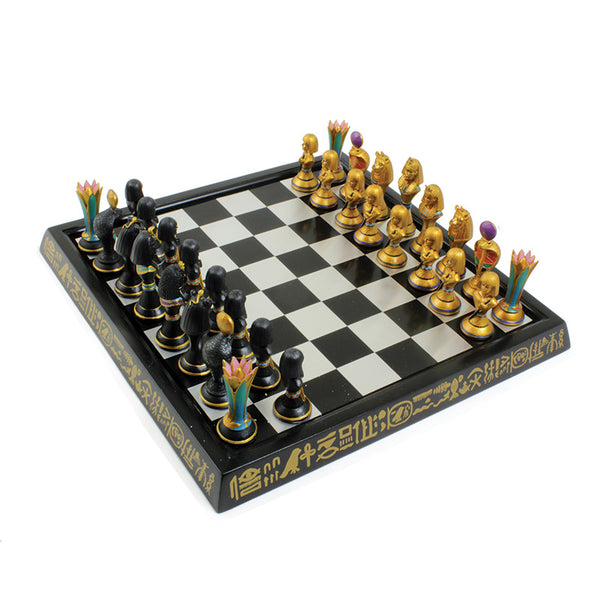 Exclusive Design: Egyptian Pharaoh Chess Set
