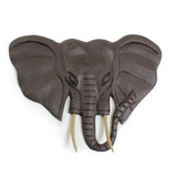 Elephant Wood Plaque (Front Profile)