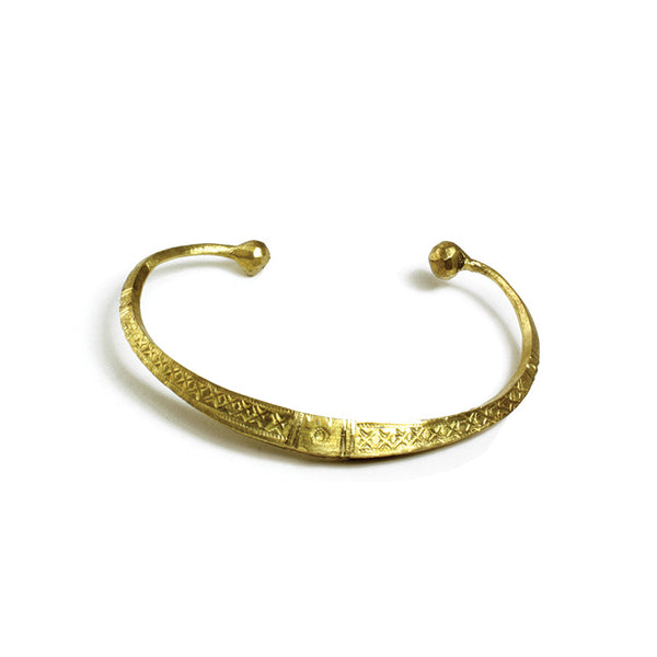 Tuareg Bangle - Etched