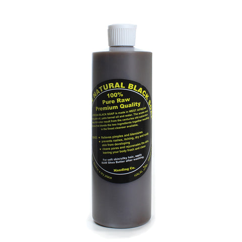 African Black Soap Liquid Gel (16 oz)