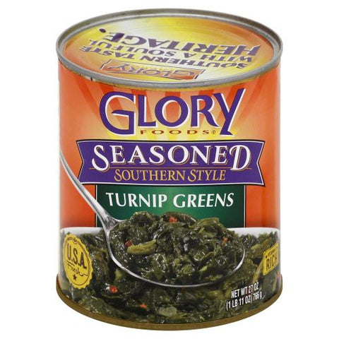 GLORY FOODS: Turnip Greens, 27 oz