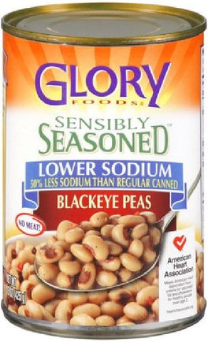 GLORY FOODS: Blackeye Peas Bean, 15 oz