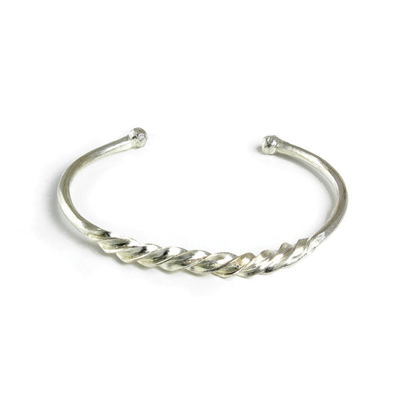 Fulani Silver Twist Bracelet