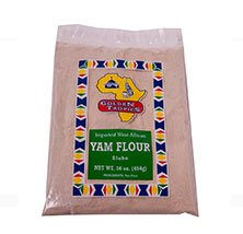 Golden Tropics Yam Flour Elubo, 16oz (Pack of 24)