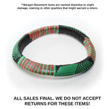 Thick Banded Embroidered Tuareg Bracelet (Small)