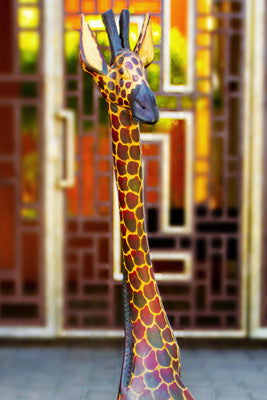 Kenyan Wooden Giraffes