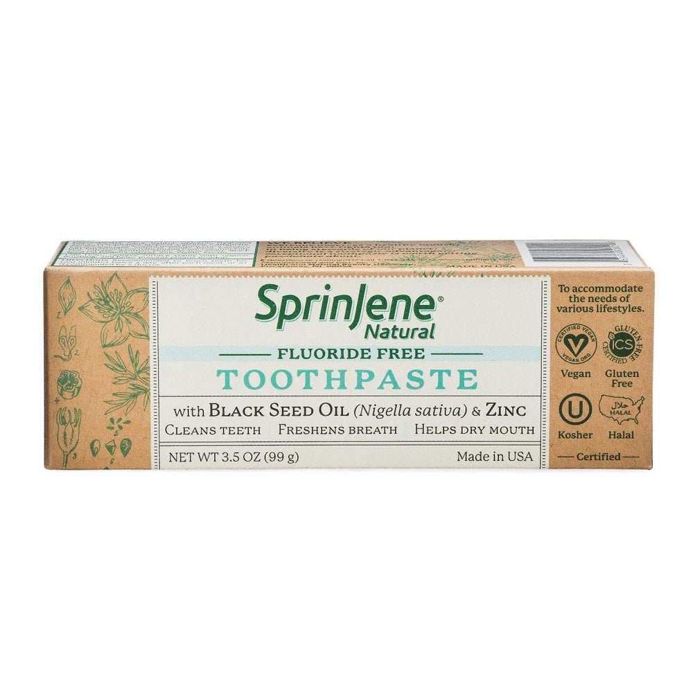 SPRINJENE: Fluoride Free Toothpaste, 3.5 oz